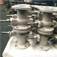美標法蘭V型球閥VQ47H-150LB　2